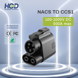 Nouvel adaptateur de chargeur de voiture électrique HCD CCS1 Tesla Supercharger <span class=keywords><strong>Prise</strong></span> DC 250A IP65 Mise à niveau et rétrofit Garantie 12 mois Noir - Product Image 2