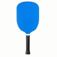 Raquette de pickleball en fibre de carbone de qualité supérieure, construction monobloc, surface en graphite injectée de mousse, forme allongée