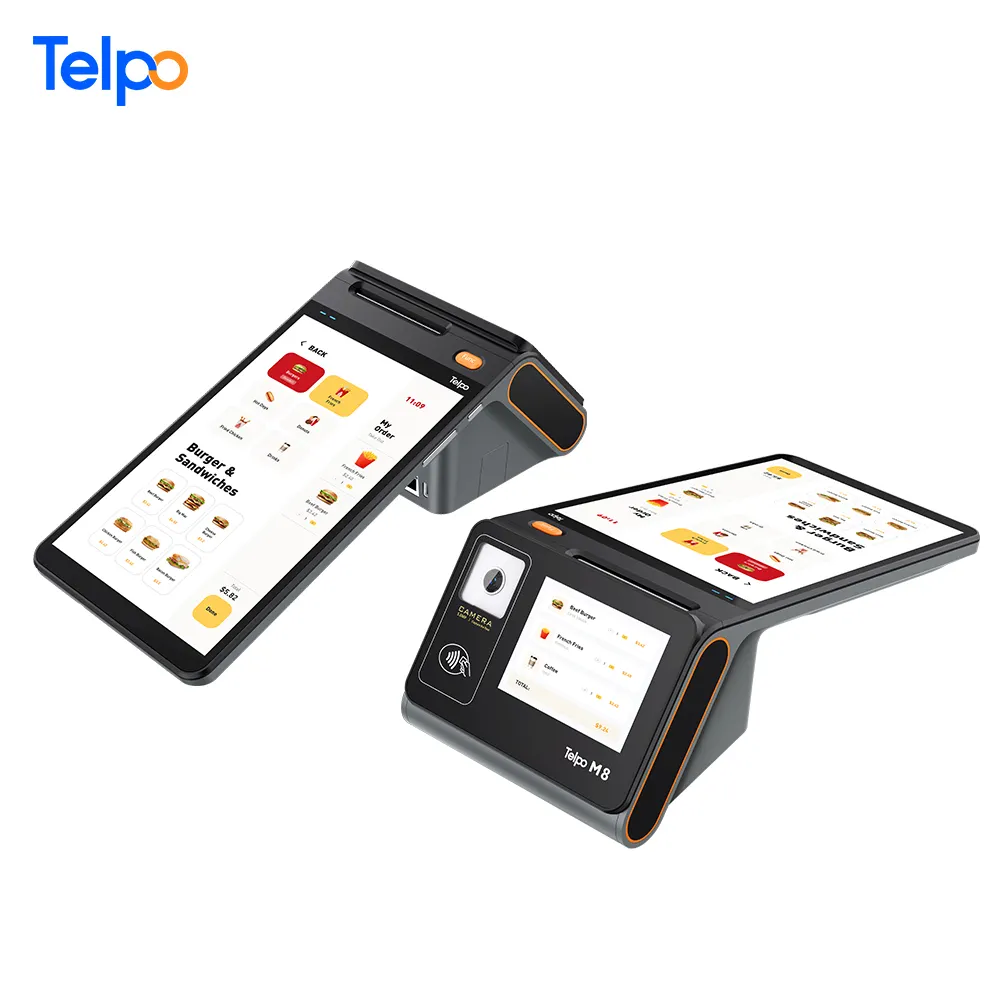 M8 elektronisches Steuer gerät Dual Screen Pos Systeme Smart NFC Hardware Drucker Pos Terminal