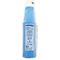 Gobelets en bioplastique biodégradable et compostable 200 mL, bleu clair, 50 pièces/paquet