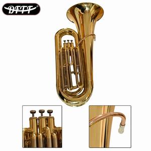 <span class=keywords><strong>Trombone</strong></span> Bb laqué or avec 3 pistons, instrument à vent pour étudiants, débutants et performances de fanfare - Product Image 3