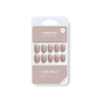24 pièces – Ongles artificiels ovales couleur unie en ABS, couvrance totale, pré-dessinés, ultra-fins, faciles à retirer – Vente chaude – OEM/Personnalisation privée