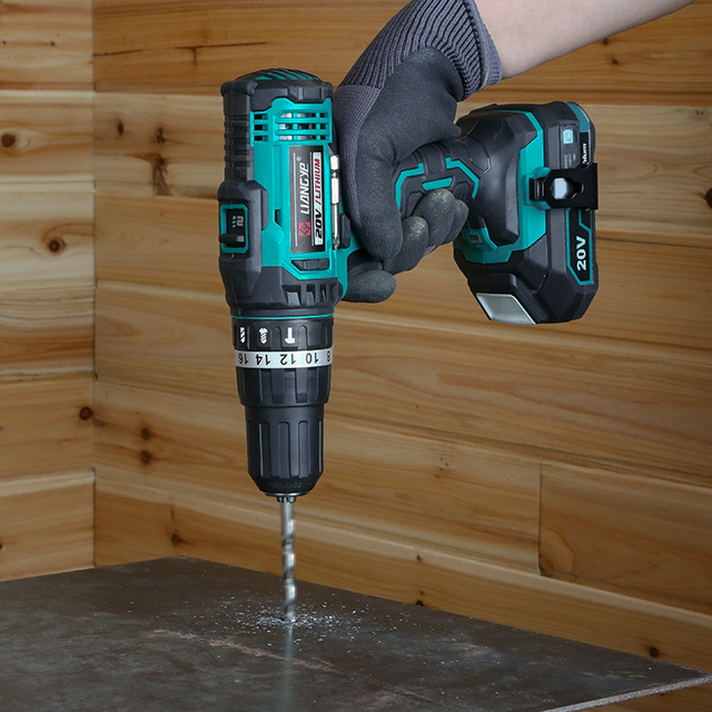 Factory Outlet Brushed 18V Cordless Drill with Hammer Action