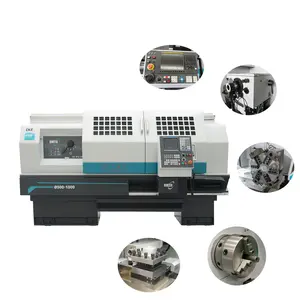 Fabrika fiyat Dalian DMTG yüksek hassasiyetli CKE6150Z CNC düz yatak torna makinesi Metal torna daha sonra işleme makinesi Torno makinesi