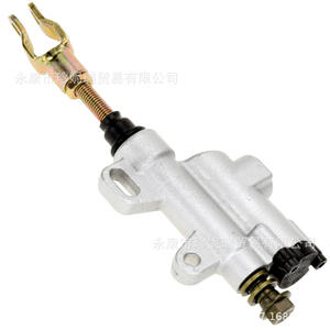 Scb023 Atv Single Line <b>Brake</b> Pump Universal Hydraulic Foot <b>Brake</b> <b>Cylinder</b> For Repair Replacement Silver - Product Image 5