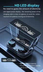 Audífonos Inalámbricos TWS de Alta Fidelidad con Pantalla Digital, Resistentes al Agua IPX-4, Estéreo Real, <span class=keywords><strong>Precio</strong></span> Bajo, Gran Venta - Product Image 5