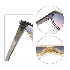 Gafas de Sol de alta calidad para mujer, montura de doble puente, montura de ordenador para hombre, gafas de protección UV de moda de gama alta que combinan con todo - Product Image 4