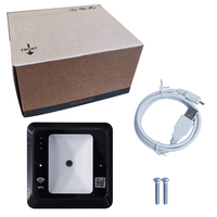 Lector de tarjetas SMQT 1d 2d Qr + Nfc Rfid 13,56 MHz con interfaz Usb WG Rs485 lector combinado Qr Rfid montado integrado