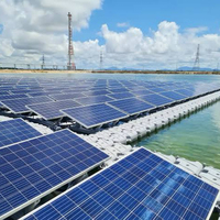 Plataforma Modular de Sistema FPV de Fácil Instalación para Plantas de Energía Solar Flotantes en Lagos y Embalses, Resistente a la Corrosión