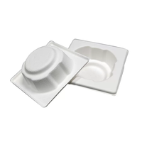 Emballage intérieur en pulpe moulée entièrement biodégradable et recyclable, respectueux de l'environnement, pour flacons cosmétiques, pots, boîtes cadeaux de maquillage