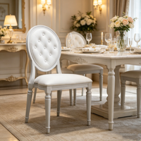 Chaises de luxe Louis Weddings pour mariage, chaises d'hôtel empilables, chaises de luxe pour restaurant, chaises pour événements, blanches