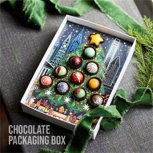 Soluciones de Envío Sostenibles, Caja de Embalaje de Chocolate Vacía de Diseño Elegante, Caja de Regalo de Papel Rígido de Lujo para Comercio Minorista - Product Image 1