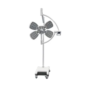 Easy to Move LED Operation Lamp Portable Floor Type Flower Design Surgery Light with Factory Price