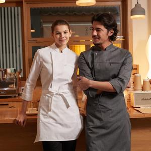 Uniforme de <span class=keywords><strong>Chef</strong></span> para Hombre, Ropa de Trabajo Profesional para Cocina y Hostelería, para Personal Culinario - Product Image 1