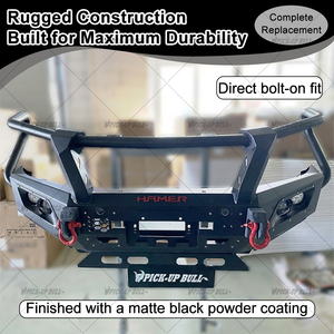 Pare-chocs avant en acier Hamer avec protection pour Toyota Hilux Revo Rocco 2015-2025 - Product Image 2