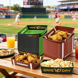 Vassoi <span class=keywords><strong>di</strong></span> Carta a Tema Calcio <span class=keywords><strong>per</strong></span> Feste <span class=keywords><strong>di</strong></span> <span class=keywords><strong>Compleanno</strong></span>, Contenitori Usa e Getta <span class=keywords><strong>per</strong></span> Snack <span class=keywords><strong>per</strong></span> Primo <span class=keywords><strong>Compleanno</strong></span> e Feste Sportive - Product Image 3