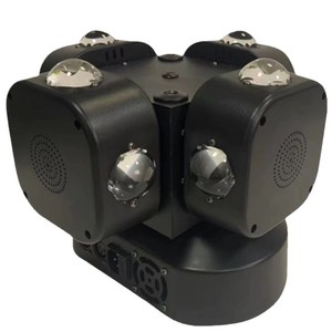 Projecteur laser <span class=keywords><strong>DJ</strong></span> <span class=keywords><strong>Starlight</strong></span> Cross-border « Four Heads Firewheel Bar », lumière rotative colorée, lumière d'ambiance pour soirée dansante - Product Image 3