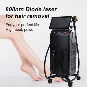 Mesin Penghilang Rambut Laser Dioda 808mn Profesional Mesin Penghilang Rambut Laser Dioda Es 808 Nm