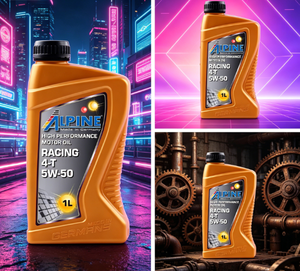 Aceite de Motor de Alto Rendimiento Alpine Racing 4-T 5W-50 1L, Aceite de Motor Sintético Especial para Automóviles 5W-30 - Product Image 5