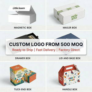 Caja de Cartón Rígido Negra con Logotipo Personalizado Premium, Reciclable, con Laminado Mate, para Regalos y Envíos - Product Image 2
