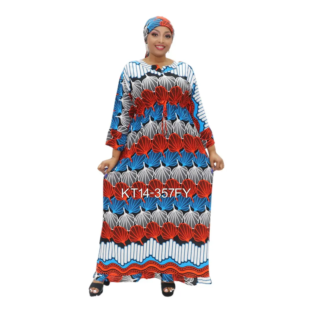 African dresses robe africaine femme Factory Floral patterning african attire boubou