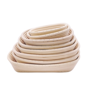 Outil essentiel d'épreuvage en rotin naturel pour <span class=keywords><strong>pain</strong></span> <span class=keywords><strong>au</strong></span> <span class=keywords><strong>levain</strong></span> ovale pour la pâtisserie Banneton Basket Baker's Must-Have - Product Image 4