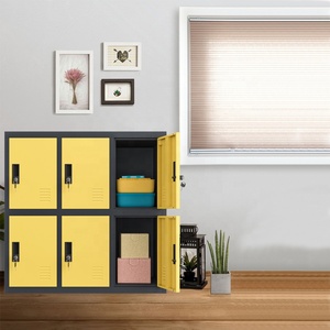 <span class=keywords><strong>GDLT</strong></span> LN-YH8-51 Armoire de classement industrielle moderne en métal à 6 portes pour sous-sol, bureau, salle de sport, maison, salon (Livraison gratuite US/CA) - Product Image 4