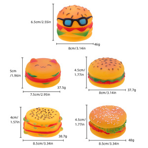 Giocattoli per <span class=keywords><strong>Hamburger</strong></span> e Hot Dog a forma di Chew giocattoli per auto - Product Image 3