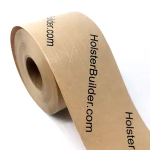Nastro di carta Kraft scrivibile in rotolo stampato personalizzato autoaderente che fa il nastro