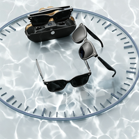 Lunettes de soleil audio intelligentes sans fil UV400 polarisées pour appels mains libres, conduite en extérieur, monture ABS PC – Vente en gros usine
