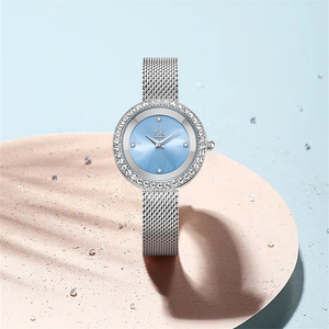 <span class=keywords><strong>Montre</strong></span> à quartz élégante pour <span class=keywords><strong>femme</strong></span> en maille ornée de strass, <span class=keywords><strong>montre</strong></span>-bracelet étanche en or rose haut de gamme pour <span class=keywords><strong>femme</strong></span>, vente en gros - Product Image 6