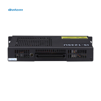 Qotom Computer OPS komputer dengan Intel 12 generasi ke-13 prosesor HD DP Tipe C 2.5G LAN M.2 SATA untuk papan tanda Digital