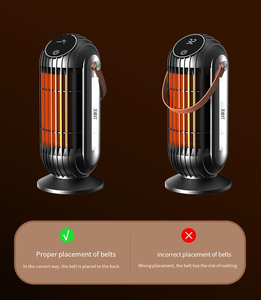 1500W PTC Ceramic <strong>Heater</strong> NFJ009 with Large LED Screen Overheat Protection Remote Control Indoor Electric <strong>Heater</strong> for Family Home - Product Image 5