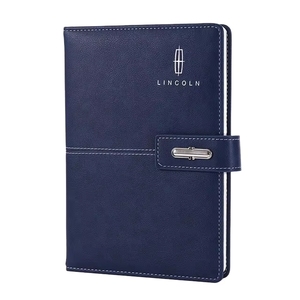 Customized Pu Leather Corporate Gift Set A5 Journal Wholesale Promotional Luxury Business Items Notebook With <b>Pen</b> - Product Image 5