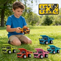 WGNRC 425 Jouets de camions d'ingénierie miniatures RC à l'échelle 1/64, Palm Mini Rc Dump Truck, Pocket Mini Rc Truck, Desktop Mini Rc Drift Car Toys