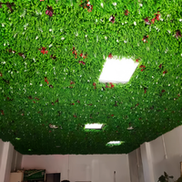 Fleur artificielle de haute qualité, décoration de plafond, ornement végétal de qualité, plante verte suspendue au plafond