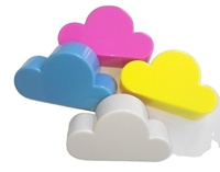 Porte-clés magnétique créatif en forme de nuage blanc pour rangement domestique – Porte-clés mignons et innovants