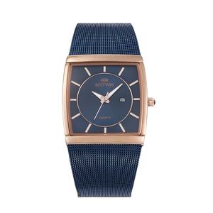 Montre Homme Carrée Ultra-Mince Tendance 2026 - Montre-Bracelet à Quartz avec Bracelet en Maille, Design Décontracté et Branché, Très Populaire auprès des Influenceurs - Product Image 5