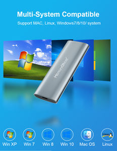 Oscoo M.2 SSD Enclosure ฮาร์ดไดรฟ์ภายนอกแบบพกพา SSD <span class=keywords><strong>casing</strong></span> 10Gbps รองรับ M.2 NVMe 1TB ดิสก์ภายนอก - Product Image 4