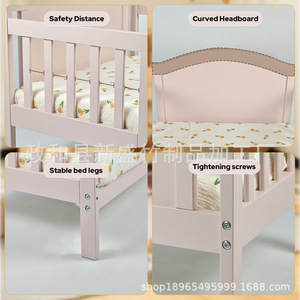 Cama baja Montessori de madera maciza para niños, cama para niños pequeños, cama individual de bambú y madera para niños y niñas, para uso doméstico. - Product Image 3