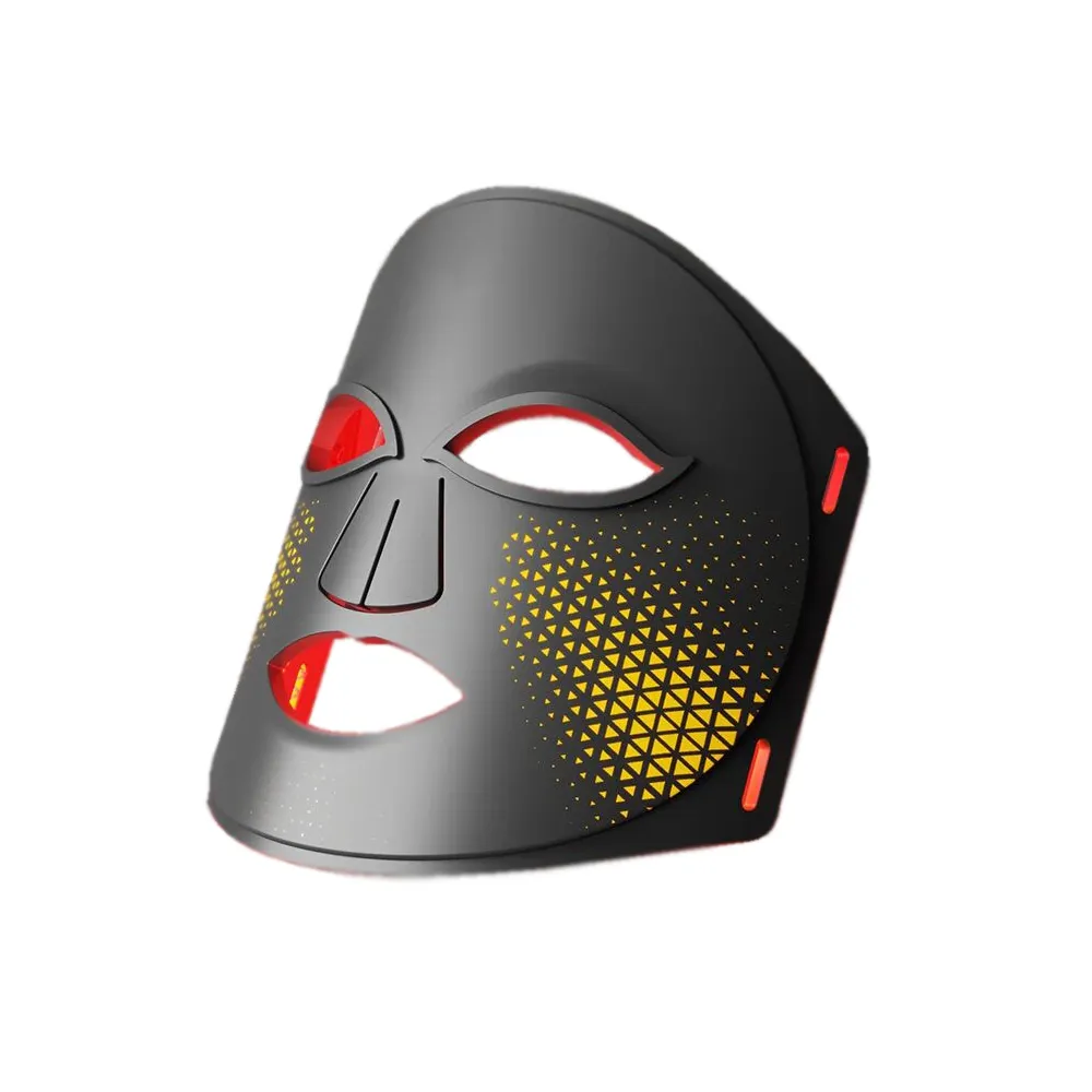 2024 Infrarot-Rotlicht-Therapie-Gesichtsmaske flexible Silikon-4-Farben-Lichter-Maske verjüngende Gesichtstherapie PDT Anti-Falten-Gerät