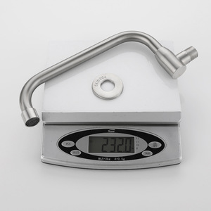 Grifo de Cocina Contemporáneo de Acero Inoxidable 304, Monomando, Montaje en Encimera, Rotación de 360 Grados - Product Image 1