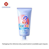 Dentifrice OEM sans fluorure pour enfants, anti-caries, nettoyage en profondeur, saveur fraise, blanchissant, sûr à avaler, usage domestique, directement de l'usine