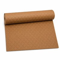 Rouleau de tissu en cuir PU matelassé diamanté personnalisé, cuir synthétique gaufré 3D pour sacs, canapés, sièges de voiture et meubles