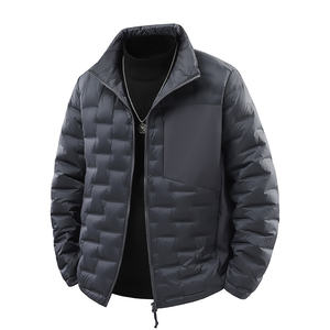 Veste pour homme, veste ultra légère pliable avec sac portable, vêtements d'hiver pour homme, grande taille - Product Image 3