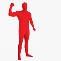 Combinaison intégrale unisexe en spandex extensible pour adulte, costume de cosplay Halloween Carnaval, Zentai, Homme Invisible