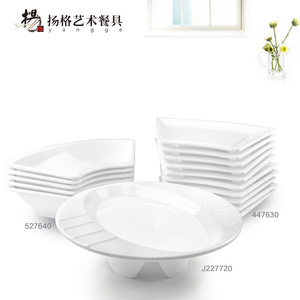 Plato Redondo Irregular para Hot Pot Yangge, de Melamina, Resistente, para Uso en Hoteles, Restaurantes y Fiestas - Product Image 2
