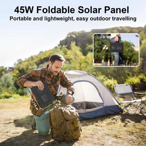 Paneles <span class=keywords><strong>Solares</strong></span> Plegables Pequeños, Placa Solar Portátil de Alta Eficiencia <span class=keywords><strong>para</strong></span> Baterías de Estaciones de Energía, Camping al Aire Libre, Envío desde la UE - Product Image 4