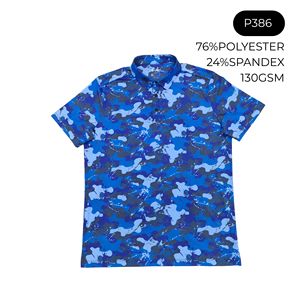 Custom UPF 50+ Camouflage Sublimation Print Polos Quick Dry <strong>Golf</strong> <strong>Shirts</strong> Performance <strong>Golf</strong> Polo Tennis Pickleball <strong>Shirt</strong> With Logo - Product Image 2
