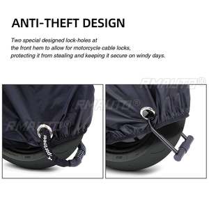 Housse de protection universelle pour moto et scooter, anti-UV, imperméable, anti-poussière, protection intérieure et extérieure, L/XL/2XL/3XL - Product Image 5